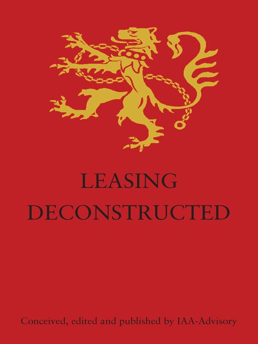 Title details for Leasing Deconstructed by IAA-Advisory Limited - Wait list